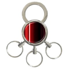 Black And Red 3-ring Key Chains