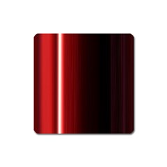 Black And Red Square Magnet