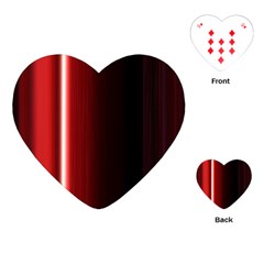 Black And Red Playing Cards (heart)  by Amaryn4rt