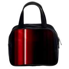 Black And Red Classic Handbags (2 Sides)