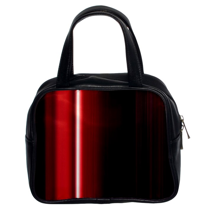 Black And Red Classic Handbags (2 Sides)