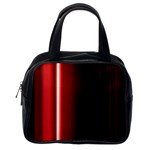 Black And Red Classic Handbags (2 Sides) Back