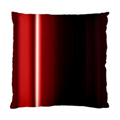 Black And Red Standard Cushion Case (one Side)