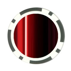 Black And Red Poker Chip Card Guard (10 Pack)