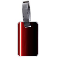 Black And Red Luggage Tags (one Side) 