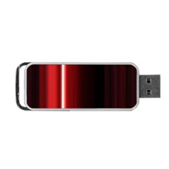 Black And Red Portable Usb Flash (one Side)