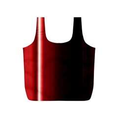 Black And Red Full Print Recycle Bags (s) 