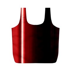 Black And Red Full Print Recycle Bags (m) 