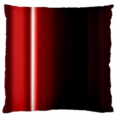 Black And Red Standard Flano Cushion Case (one Side)