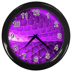 Circular Color Wall Clocks (black)