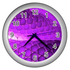 Circular Color Wall Clocks (silver) 