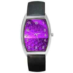 Circular Color Barrel Style Metal Watch