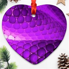 Circular Color Heart Ornament (two Sides)