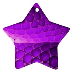 Circular Color Star Ornament (two Sides)