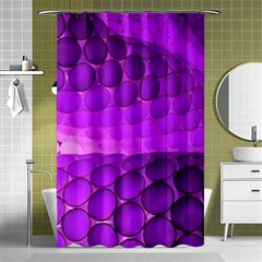 Circular Color Shower Curtain 48  X 72  (small) 