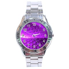 Circular Color Stainless Steel Analogue Watch