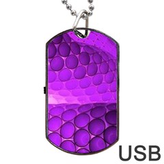 Circular Color Dog Tag Usb Flash (one Side)