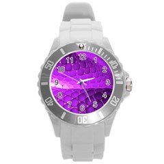 Circular Color Round Plastic Sport Watch (l)