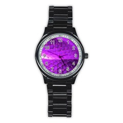 Circular Color Stainless Steel Round Watch