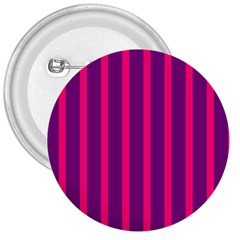 Deep Pink And Black Vertical Lines 3  Buttons