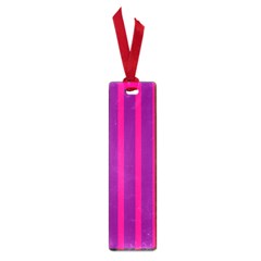 Deep Pink And Black Vertical Lines Small Book Marks