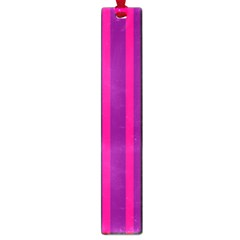 Deep Pink And Black Vertical Lines Large Book Marks