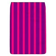 Deep Pink And Black Vertical Lines Flap Covers (s) 