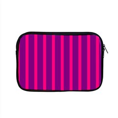 Deep Pink And Black Vertical Lines Apple Macbook Pro 15  Zipper Case