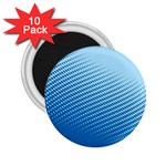 Blue Dot Pattern 2.25  Magnets (10 pack)  Front