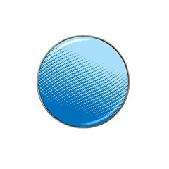 Blue Dot Pattern Hat Clip Ball Marker (10 Pack)