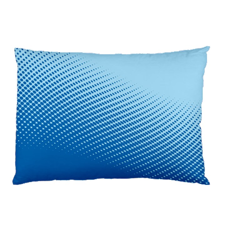 Blue Dot Pattern Pillow Case