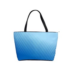 Blue Dot Pattern Shoulder Handbags