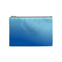 Blue Dot Pattern Cosmetic Bag (medium)  by Amaryn4rt