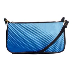 Blue Dot Pattern Shoulder Clutch Bags