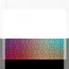 Blue And Pink Colors On A Pattern Rectangular Jigsaw Puzzl