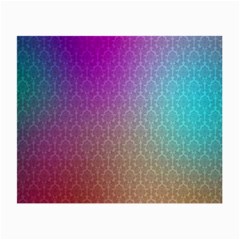 Blue And Pink Colors On A Pattern Small Glasses Cloth