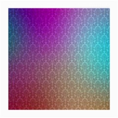 Blue And Pink Colors On A Pattern Medium Glasses Cloth