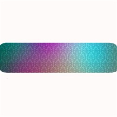 Blue And Pink Colors On A Pattern Large Bar Mats by Amaryn4rt