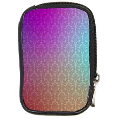 Blue And Pink Colors On A Pattern Compact Camera Cases