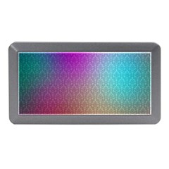 Blue And Pink Colors On A Pattern Memory Card Reader (mini)