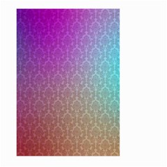 Blue And Pink Colors On A Pattern Large Garden Flag (two Sides)