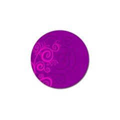 Floraly Swirlish Purple Color Golf Ball Marker (10 Pack)