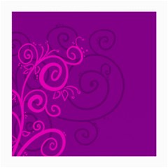 Floraly Swirlish Purple Color Medium Glasses Cloth by Amaryn4rt