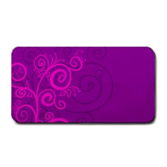 Floraly Swirlish Purple Color Medium Bar Mats