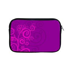 Floraly Swirlish Purple Color Apple Macbook Pro 13  Zipper Case