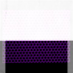 Dark Purple Metal Mesh With Round Holes Texture Rectangular Jigsaw Puzzl