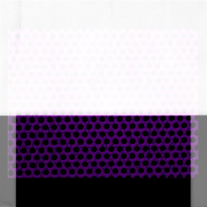 Dark Purple Metal Mesh With Round Holes Texture Rectangular Jigsaw Puzzl