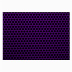 Dark Purple Metal Mesh With Round Holes Texture Large Glasses Cloth by Amaryn4rt