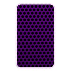 Dark Purple Metal Mesh With Round Holes Texture Memory Card Reader