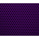 Dark Purple Metal Mesh With Round Holes Texture Deluxe Canvas 14  x 11  14  x 11  x 1.5  Stretched Canvas